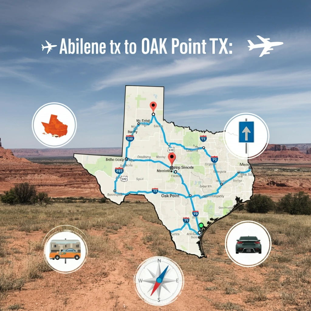 Abilene TX to Oak Point TX: A Comprehensive Guide