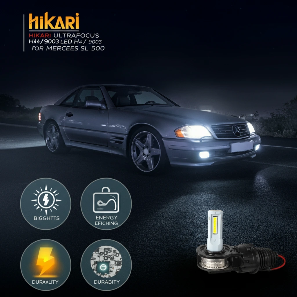 Hikari Ultrafocus H4/9003 LED for 1997 Mercedes SL 500